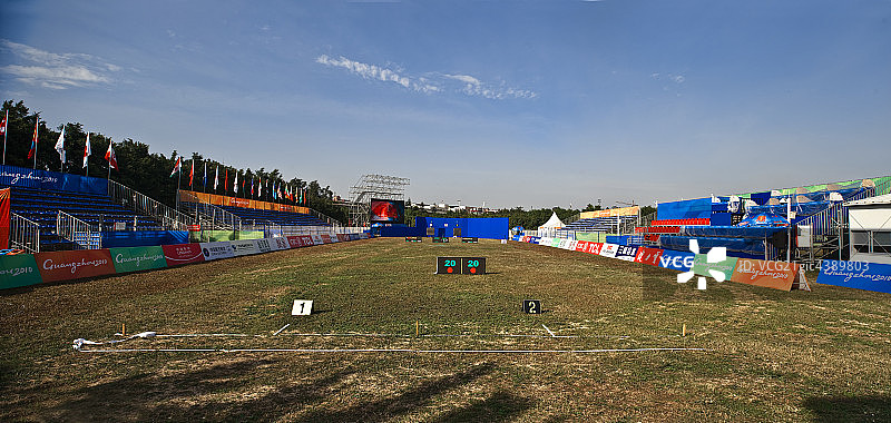 广东奥林匹克射箭场,中国,广州图片素材