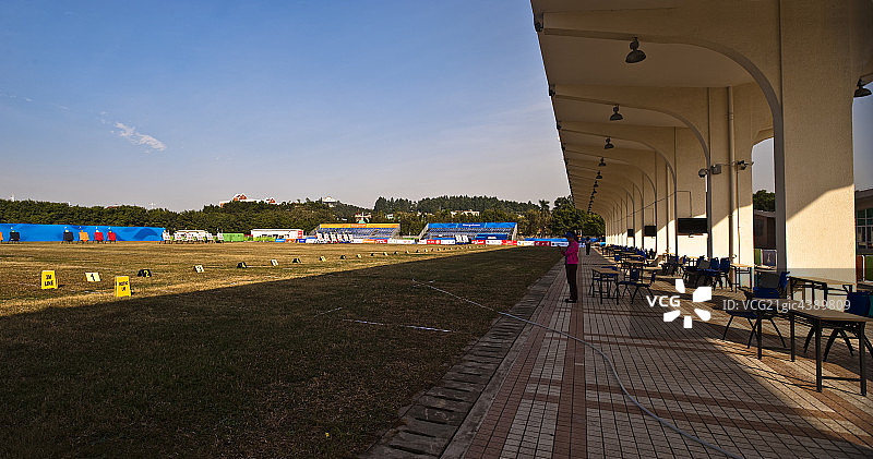 广东奥林匹克射箭场,中国,广州图片素材
