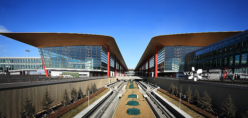 北京首都机场图片素材