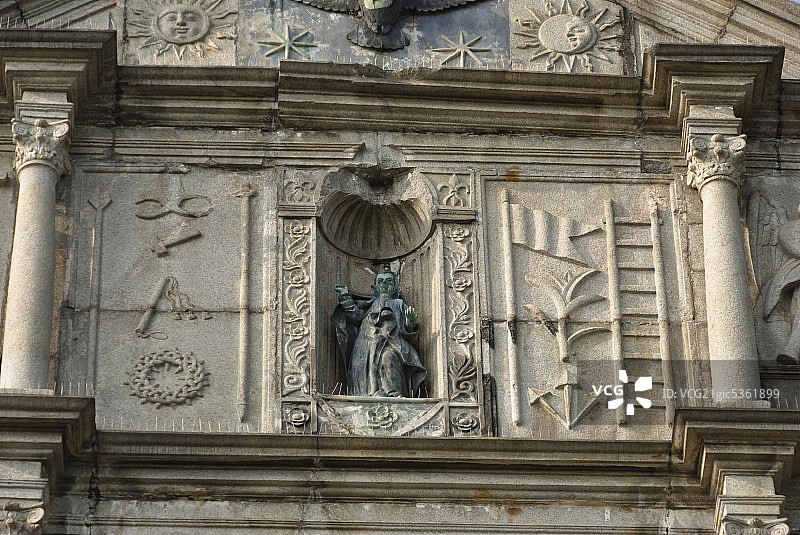 澳门大三巴牌坊图片素材