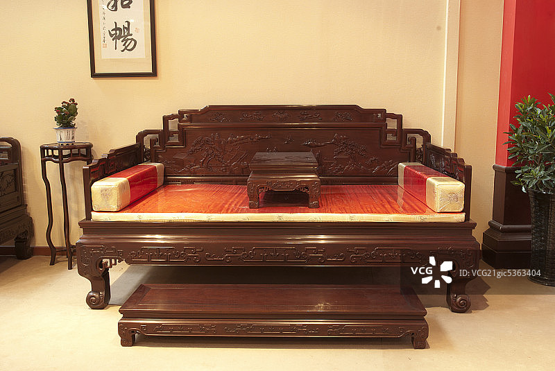 罗汉床图片素材