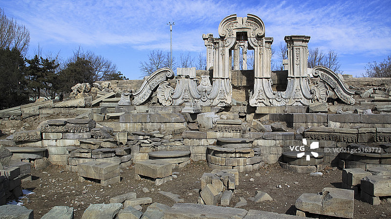 圆明园,大水法图片素材
