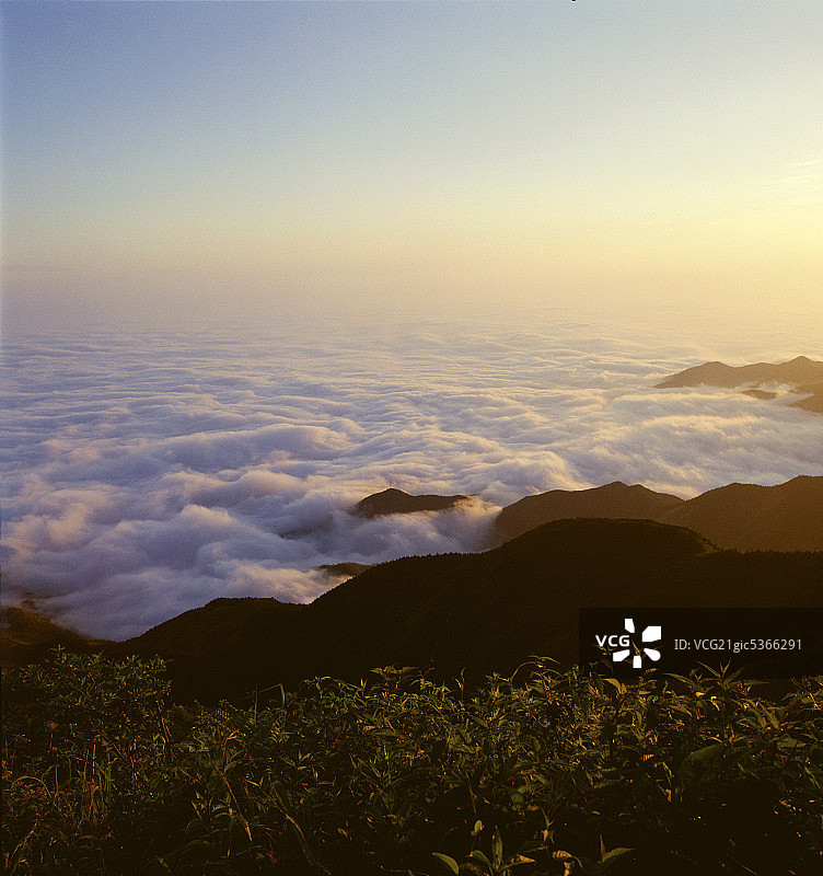 湖南衡山云海图片素材