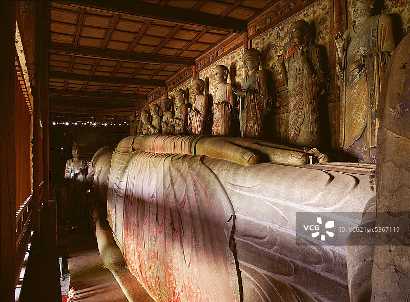 甘肃张掖大佛寺图片素材