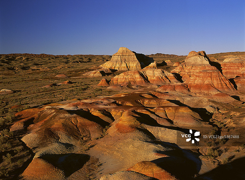 新疆五彩山图片素材