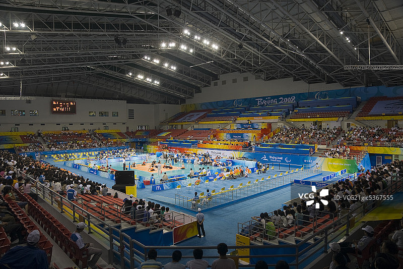 北京农业大学体育馆内部图片素材