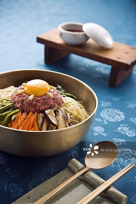 韩式拌饭（什锦蔬菜拌饭）图片素材