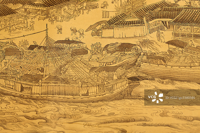 清明上河图图片素材