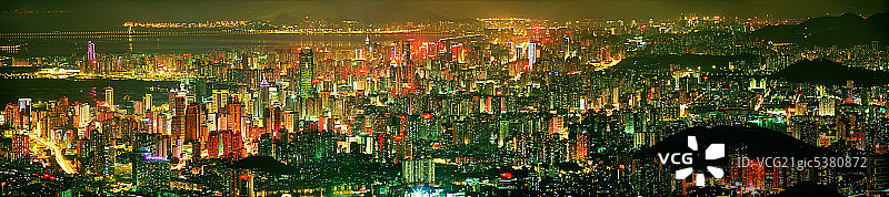 深圳夜景图片素材