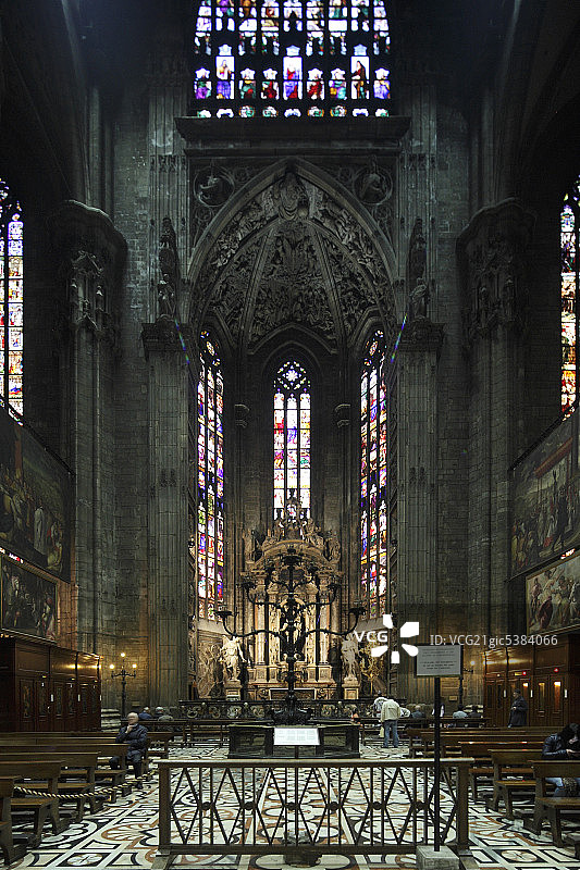 米兰度莫教堂图片素材