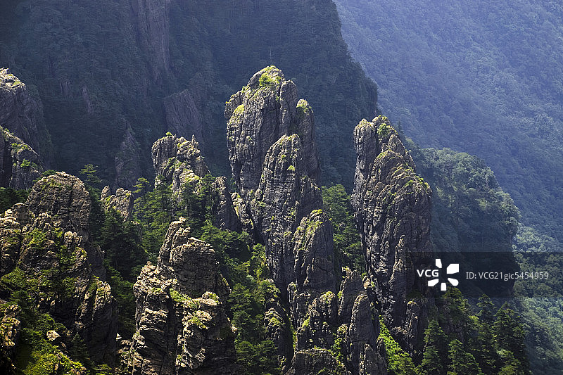 张家界天子山,湖南图片素材