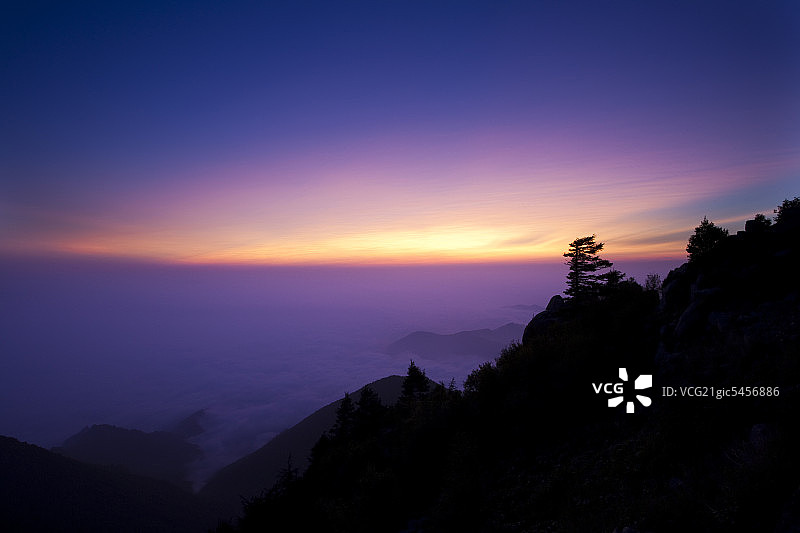 雾灵山风景图片素材