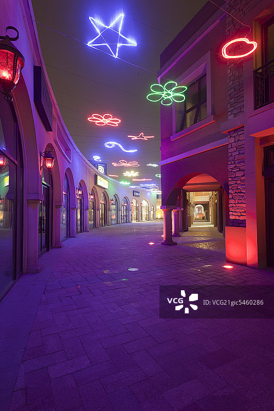 北京蓝色港湾商业区图片素材