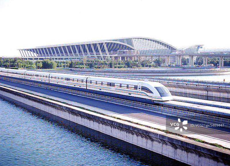 上海磁悬浮列车图片素材