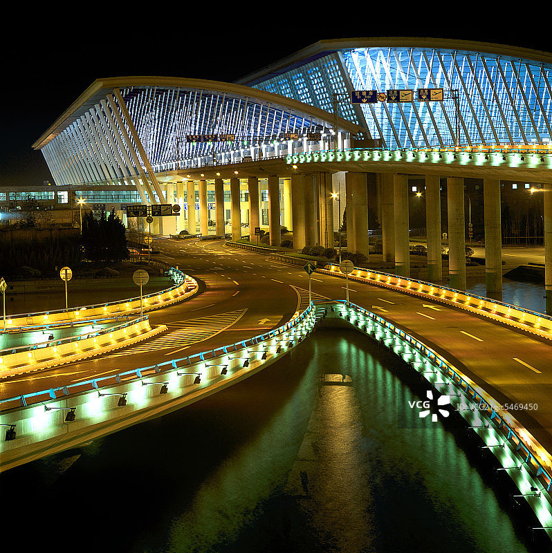 上海浦东国际机场图片素材