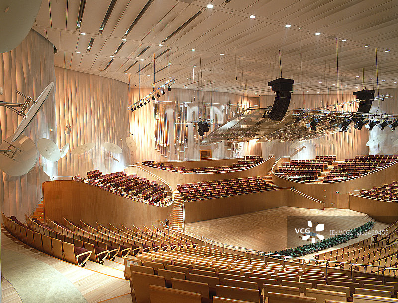 上海东方艺术中心户内图片素材