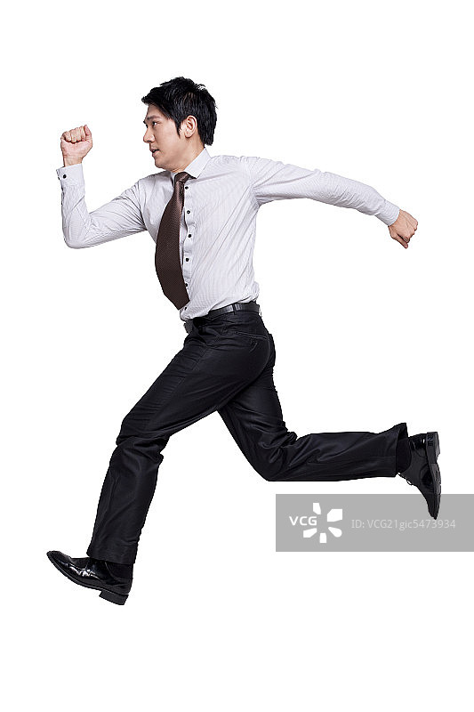 商务男士奔跑图片素材