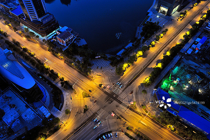 湖北省武汉汉口金融街图片素材