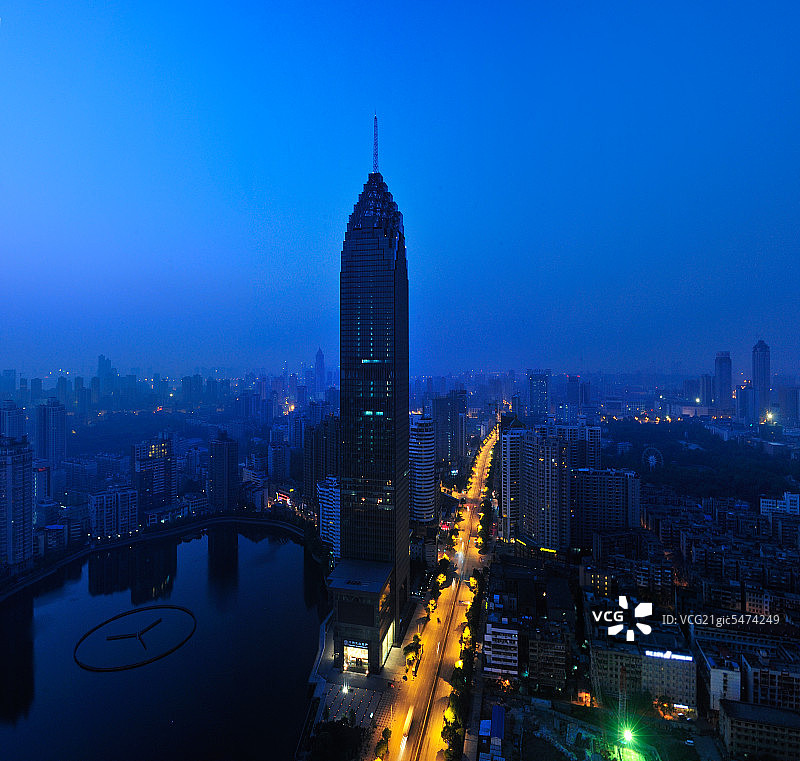 湖北省武汉汉口金融街图片素材