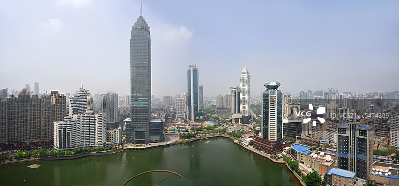 湖北省武汉汉口金融街图片素材