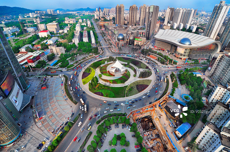 湖北省武汉光谷步行街日景图片素材