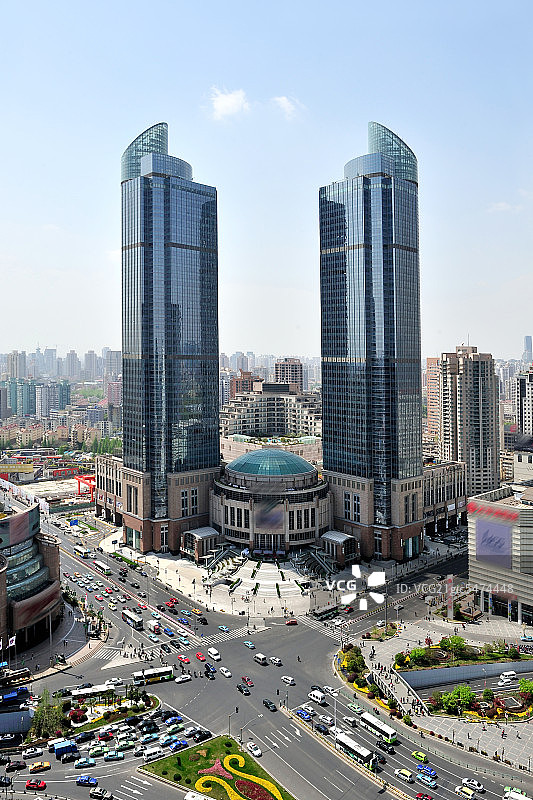 上海城市日景图片素材