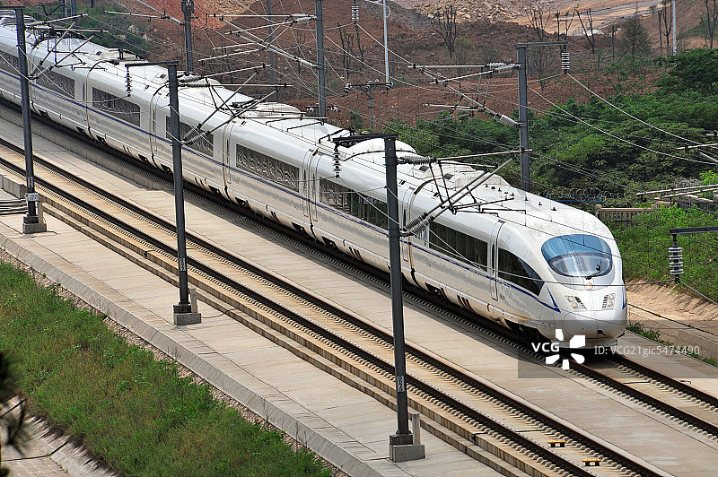 湖北省武汉高铁列车图片素材