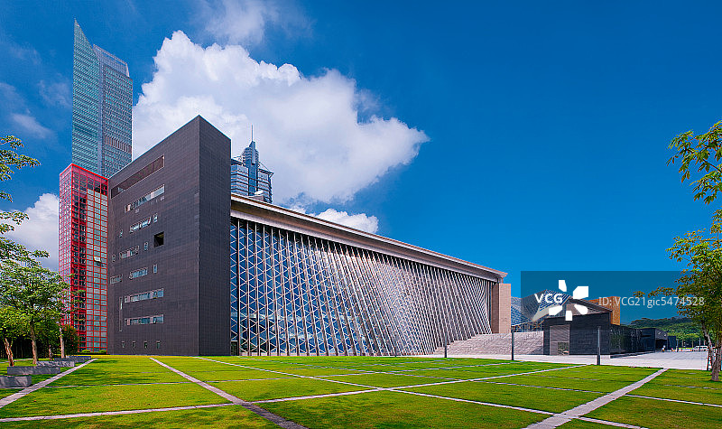 深圳图书馆日景图片素材