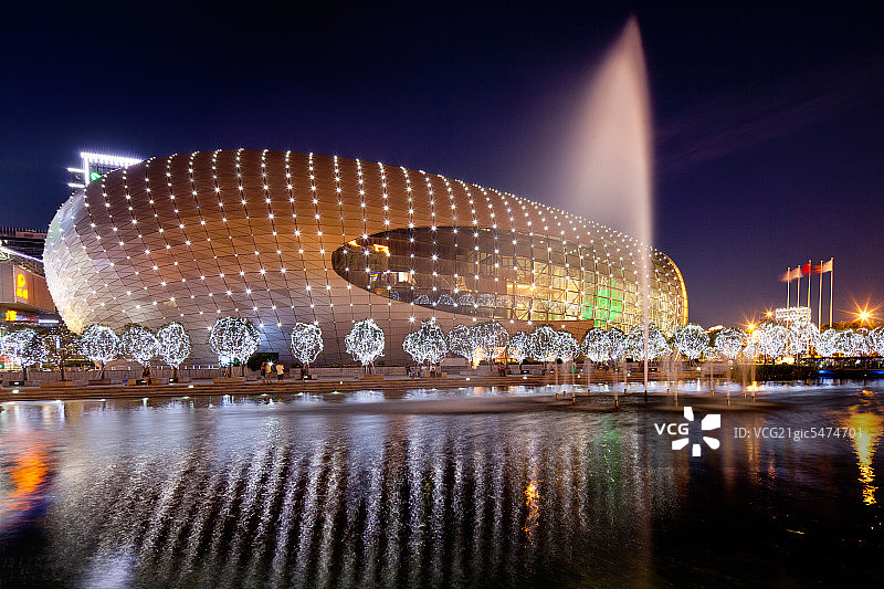 深圳南山海岸城夜景图片素材