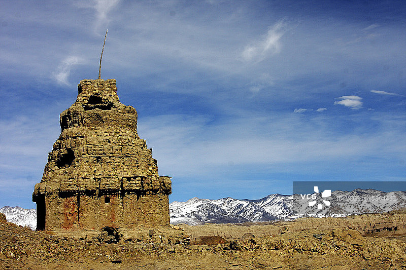托林寺古遗址图片素材