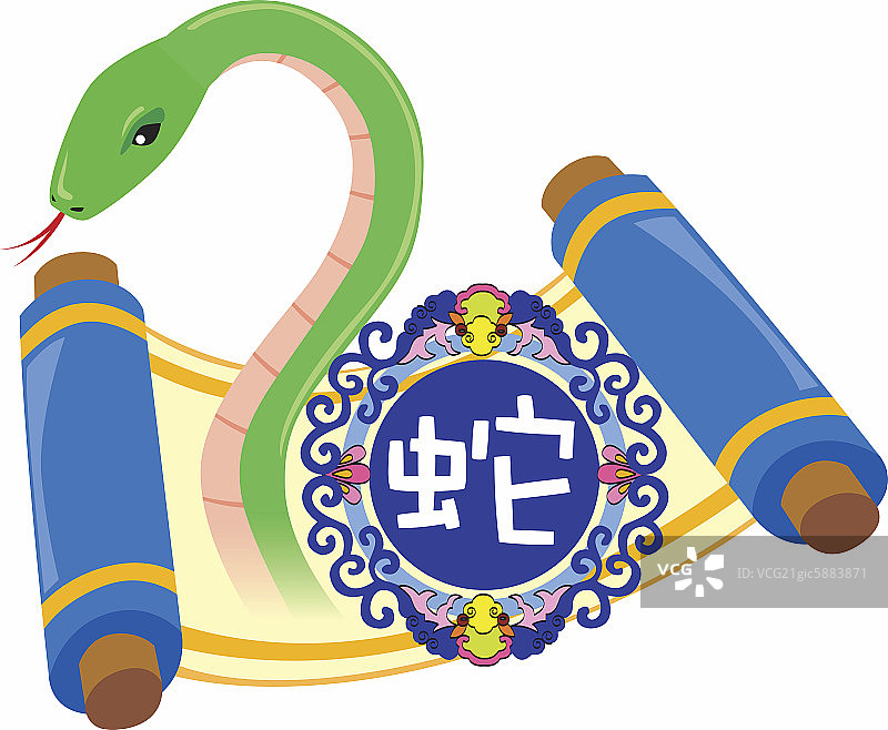 十二生肖-蛇图片素材