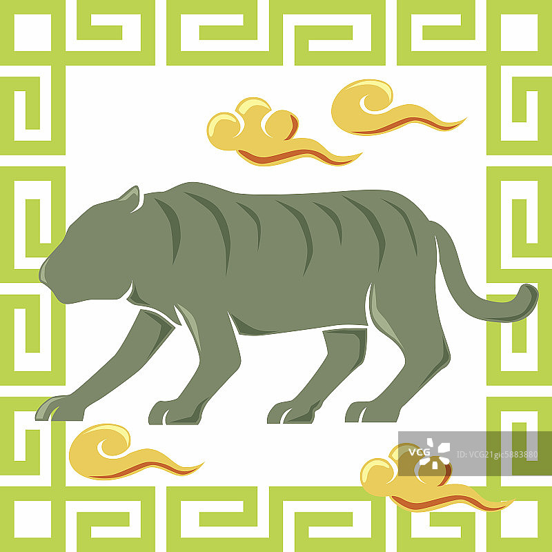 十二生肖-虎图片素材