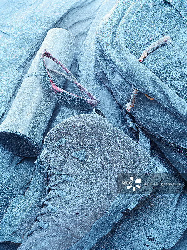 静物徒步旅行用品图片素材