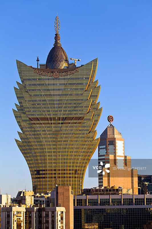 澳门新葡京现代建筑图片素材