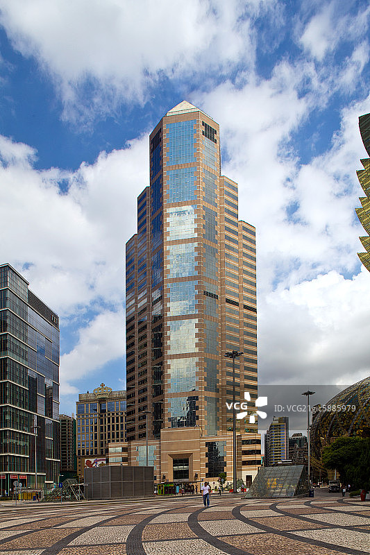 澳门城市建筑中银大厦图片素材