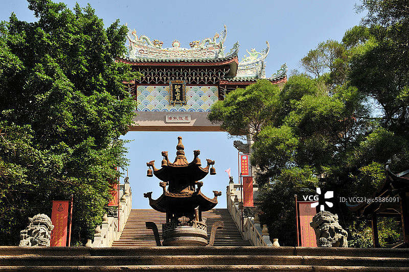 福建省湄洲岛妈祖庙图片素材