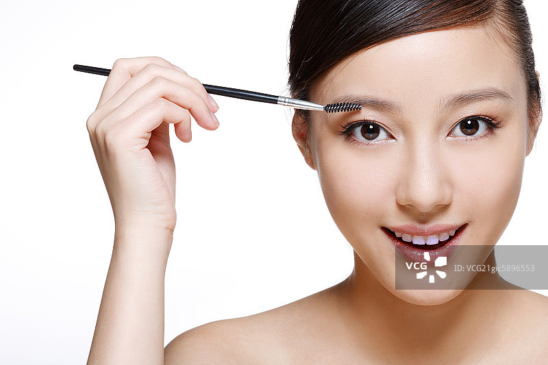 东方女人妆面图片素材