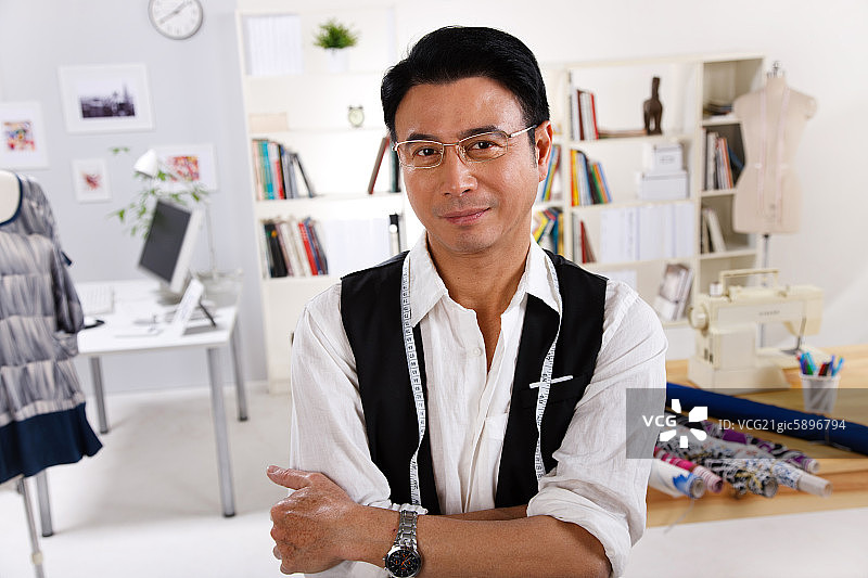 东方服装设计师图片素材