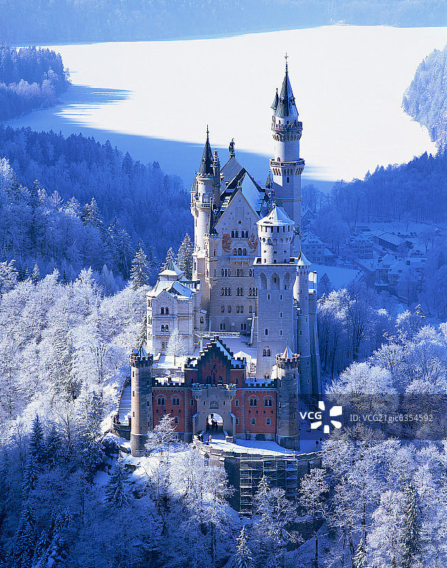 德国新天鹅城堡风光图片素材