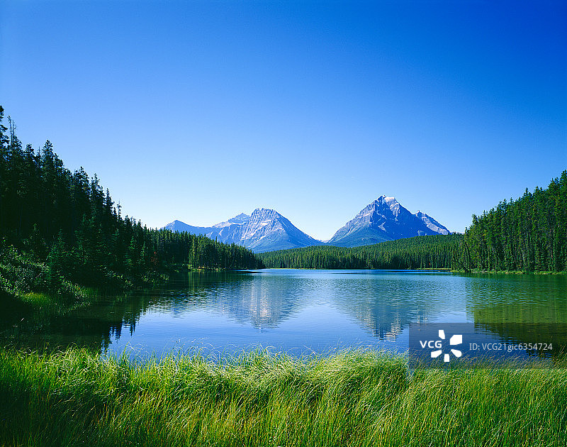 加拿大碧玉国家公园日景图片素材