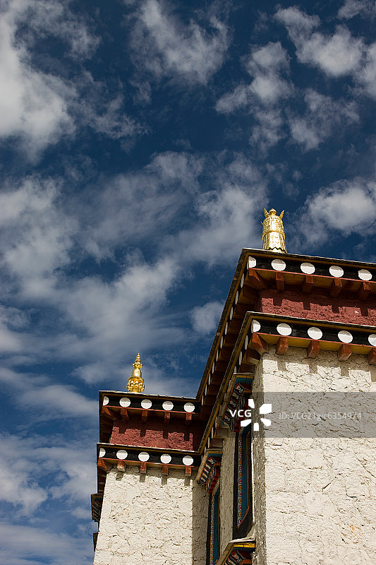 云南迪庆香格里拉宗教建筑图片素材