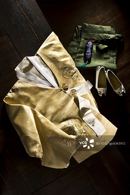 韩国传统服装韩服图片素材