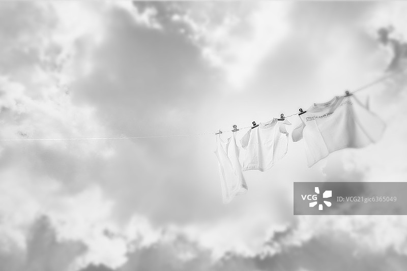 晾晒衣物图片素材