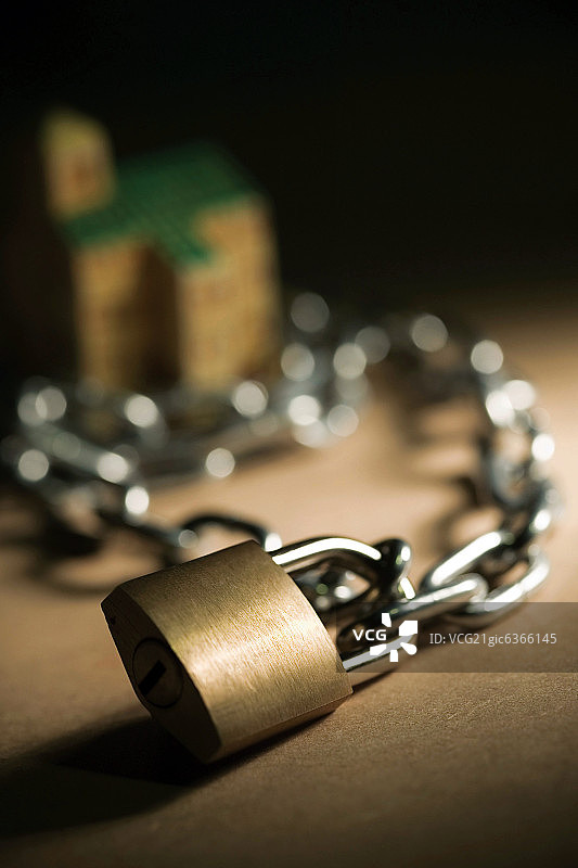 链条和锁图片素材