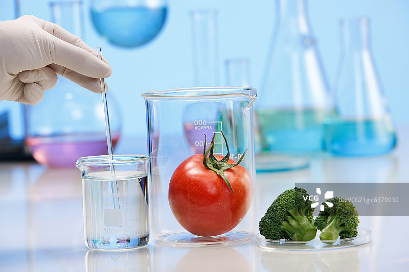 东方人搞培育科研图片素材