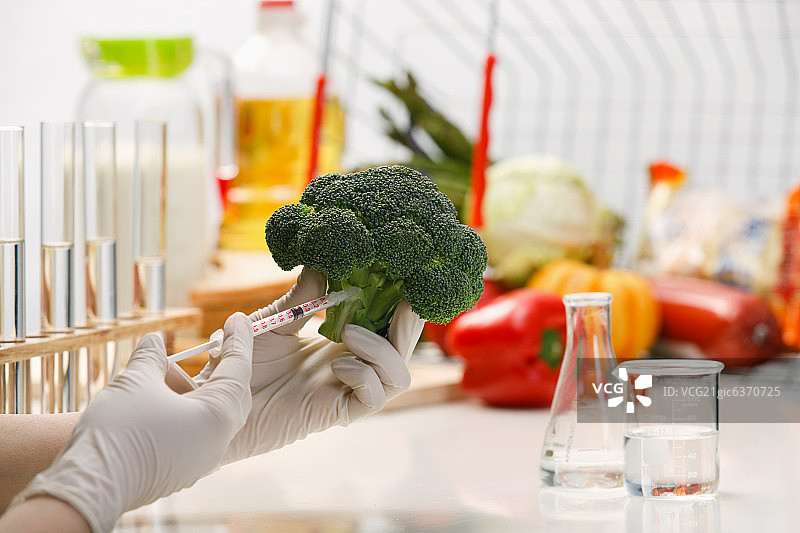 东方人搞培育科研图片素材