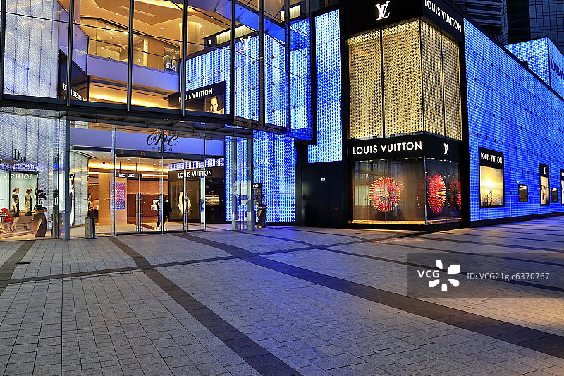 澳门城市建筑夜景图片素材