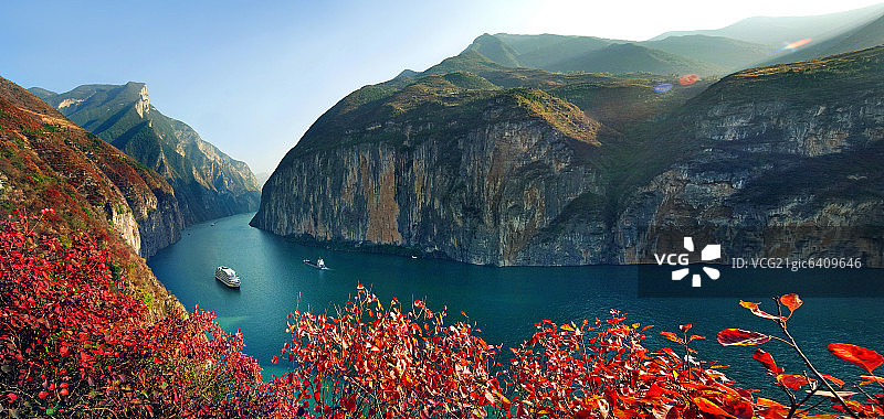 长江三峡自然保护区风光图片素材