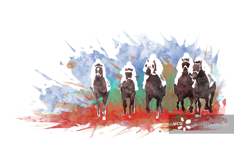 赛马比赛图片素材