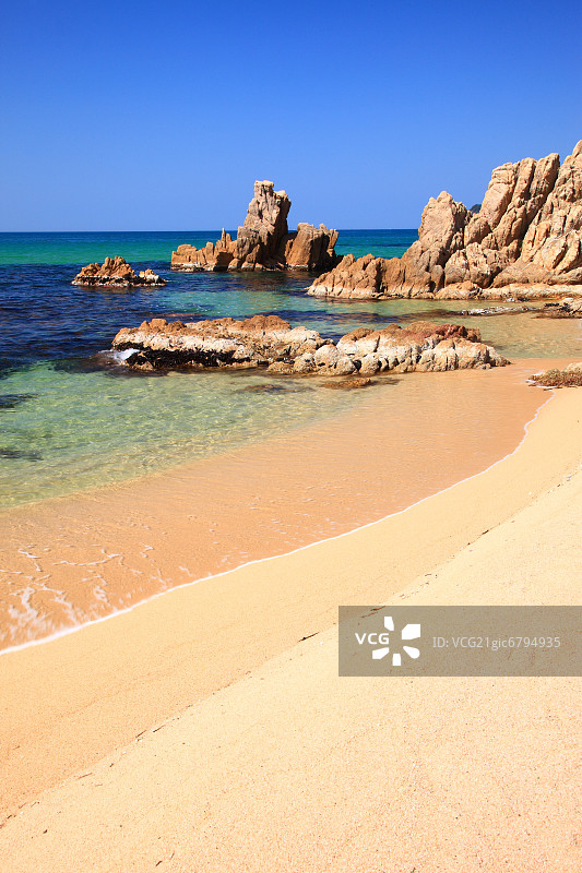 美滨海滩，福井县图片素材